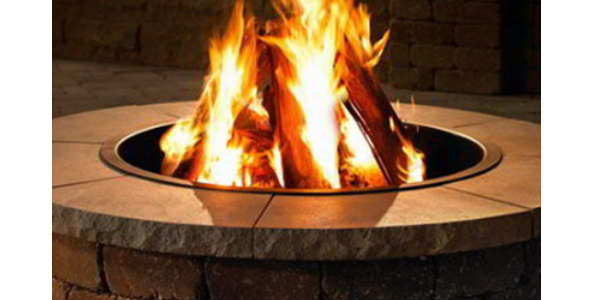 Grand Fire Ring Kit Iowa Quick Supply, Rockwood Steel Insert And Cooking Grate For Ring Fire Pit